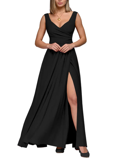 Lange Jurk Beatriz Met Vloeiende Rok | Perfect Voor Feesten En Bruiloften