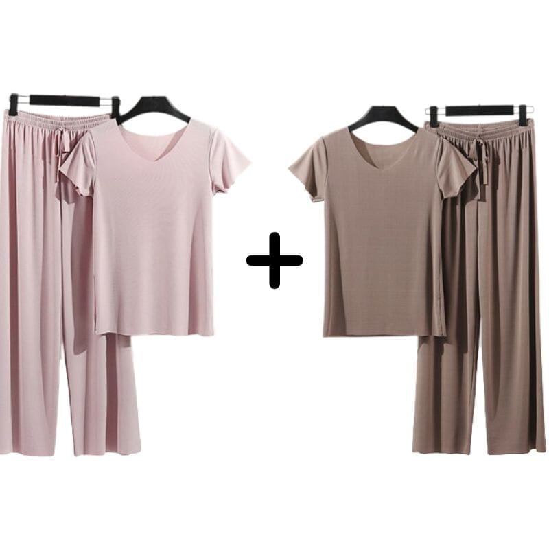 KOOP 1 EN KRIJG 2 – Comfortabele Zomer Dames Set