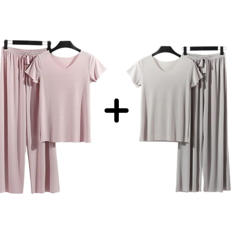 KOOP 1 EN KRIJG 2 – Comfortabele Zomer Dames Set
